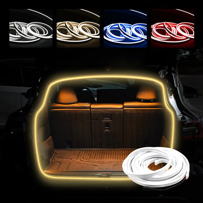 🔥Letzter Tag des Ausverkaufs 50 % Rabatt💡🚗Schönes Geschenk * Leuchtstreifen für dekorative Kofferraumleuchte