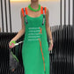 Lässiges, ärmelloses Kleid mit Print für Damen