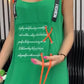 Lässiges, ärmelloses Kleid mit Print für Damen