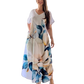 ⏳Begrenzte Zeit 50% Rabatt💥👗 Lockere, lässige Damenkleider mit V-Ausschnitt und bedruckten Kurzarm