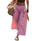 Leicht. Atmungsaktiv. Perfekt für deinen aktiven Alltag-Lässige Cropped-Strandhose mit weitem Bein