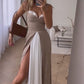 💕Ärmelloses, langes Plissee-Kleid mit Farbblock für Damen