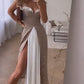 💕Ärmelloses, langes Plissee-Kleid mit Farbblock für Damen