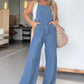 🔥 Sommer Verkauf 59% ✨⛱️ Damen Casual Ärmellose Wide-Leg Denim Overall