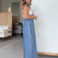 🔥 Sommer Verkauf 59% ✨⛱️ Damen Casual Ärmellose Wide-Leg Denim Overall