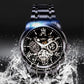 ⌚️💦 Herren-Automatikuhr mit Skelett-Dial: Wasserdicht, alltagstauglich & langlebig. Präzision sichtbar – für Abenteuer & Business! 💎🔧