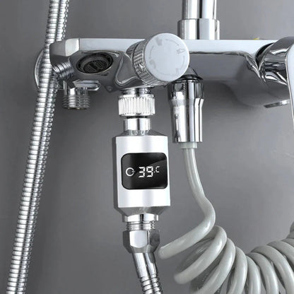 Electricity LED Display ABS Bathtub Water