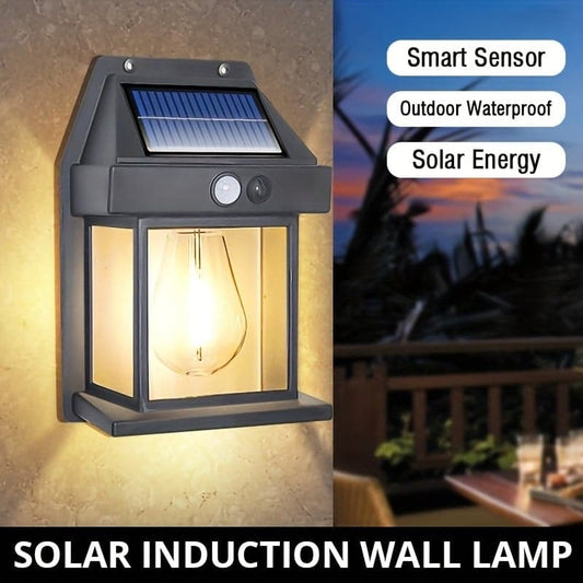 🔥 HOT SALE 49% AB - Solarbetriebene Wandleuchte für den Außenbereich💡💡