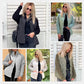⏳Begrenzte Zeit 50% Rabatt💥Gestrickte Patchwork-Pufferjacke für Damen