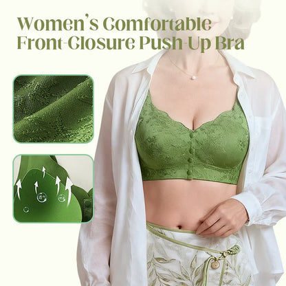 🎁 Herbst-Sonderangebot: 50 % Rabatt 💃 Bequemer, vorne zu verschließender, bügelloser, nahtloser BH 🌸