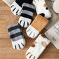 Weihnachtszeit begrenzte Aktion-Katzenpfoten Bunte Socken