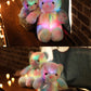 🎄❤️Weihnachtsangebot: 60% Rabatt 🧸Teddybär, buntes LED-Licht, Stofftiere