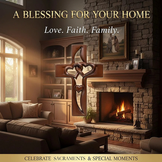 📢📢60 % Rabatt !!!✝️Ehekreuz zur Wanddekoration❤️