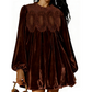 👗Vintage-inspiriertes Tunikakleid mit Spitzeneinsatz