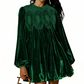 👗Vintage-inspiriertes Tunikakleid mit Spitzeneinsatz