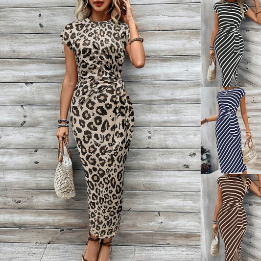 🔥2026 Neu eingetroffen: 50 % Rabatt für begrenzte Zeit!🔥🥰Elegantes Kleid mit Taillengürtel für Damen