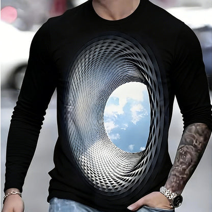 Herren-Top mit 3D-Digitaldruck