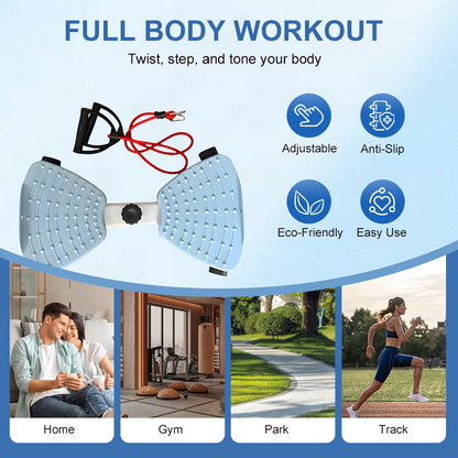 Kompakter Cardio-Twisting-Steppe