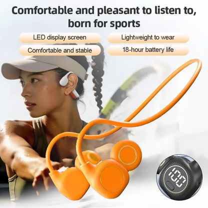 High-Quality Bluetooth Kopfhörer mit Knochenleitung – Nackenbügel-Design, Nicht-In-Ear, Sportlich & Komfortabel 🎧