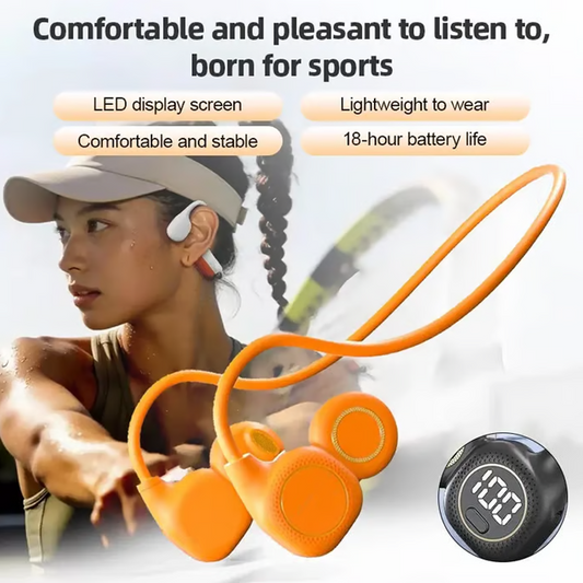 High-Quality Bluetooth Kopfhörer mit Knochenleitung – Nackenbügel-Design, Nicht-In-Ear, Sportlich & Komfortabel 🎧