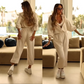 🌟 Bequemer Casual Jumpsuit mit Kapuze für Freizeit & Zuhause