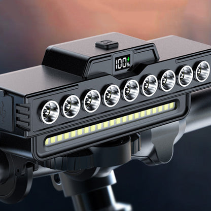 🚲Rechargeable 28-LED Bicycle Headlight with Horn