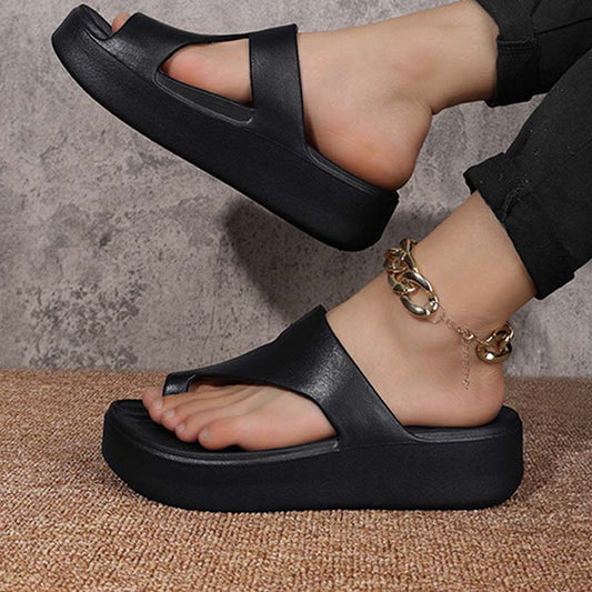 👡 60% RABATT! ✨ Damen Plateau-Sandalen mit Zehenriemen – Bequem, Stilvoll & Perfekt Für Den Sommer ☀️