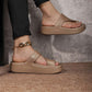👡 60% RABATT! ✨ Damen Plateau-Sandalen mit Zehenriemen – Bequem, Stilvoll & Perfekt Für Den Sommer ☀️