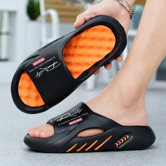 💥56% SPAREN 🦶Rutschfeste Cloud-Pantoletten für Herren mit dicker Sohle🌊Erfrischend und hautfreundlich