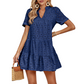 👗 60% RABATT! 🌞 Baumwoll-Sommerkleid mit Edler Lochstickerei – Luftig, Elegant & Perfekt Für Warme Tage 🌸