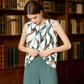 🌞Frühlingserwachen: 50% Rabatt!💎Sommerliche Eleganz: Zweiteiliges Print-Set mit fließender weiter Hose