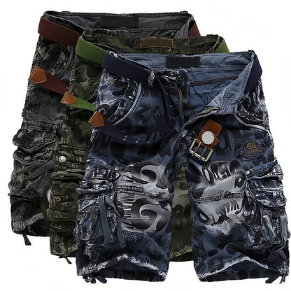 ⏰ 50% Rabatt | Herren-Cargoshorts 💪 Robust · Viele Taschen · Arbeit & Freizeit