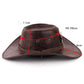🤠 50% RABATT! ☀️ Vintage-Cowboyhut mit breiter Krempe & Riemen – PU, verstellbar & einheitsgröße – Perfekt für Western-Look & Sommerfestivals 🌾
