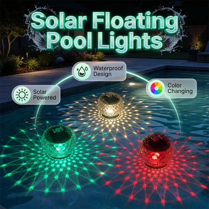 Solarbetriebene schwimmende Poolleuchten