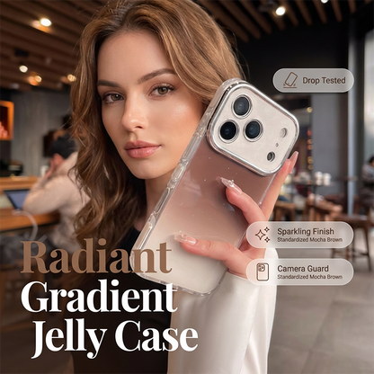 📱 LIMITED-TIME 50% RABATT! ✨ Glitzer-Handyhülle – Farbverlauf, Kameraschutz, Dünn, Antirutsch ✨
