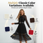 🎀 2026 NEU ✨ Elegantes Midi-Kleid 👗 mit Polka-Dots & Bindebindung