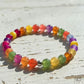 Regenbogen Katzenauge Perlenschmuck – Halskette, Armband, Fußkette & Handyband