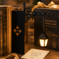Miniatur-Buchstützenleuchte im Retro-Stil