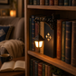Miniatur-Buchstützenleuchte im Retro-Stil