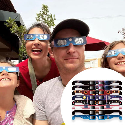 👀 Sonnenfinsternisbrillen mit ISO-Zertifizierung