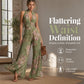 🔥 50 % Rabatt – Sexy Jumpsuit mit Wickel-Dekolleté – in Falten-Optik, lange & weite Beine – vielseitig für den stilvollen Auftritt 🌙