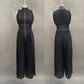 🔥 50 % Rabatt – Sexy Jumpsuit mit Wickel-Dekolleté – in Falten-Optik, lange & weite Beine – vielseitig für den stilvollen Auftritt 🌙