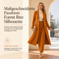 📢🎉50%Rabatt!!!🛍️✨Elegantes herbstliches 2-Teiler-Outfit für Damen mit Retro-Langmantel und schlichter Hose