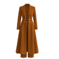 📢🎉50%Rabatt!!!🛍️✨Elegantes herbstliches 2-Teiler-Outfit für Damen mit Retro-Langmantel und schlichter Hose